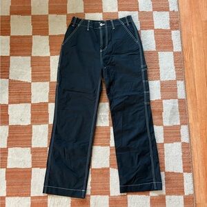 RVCA Black Pants with White Stitching